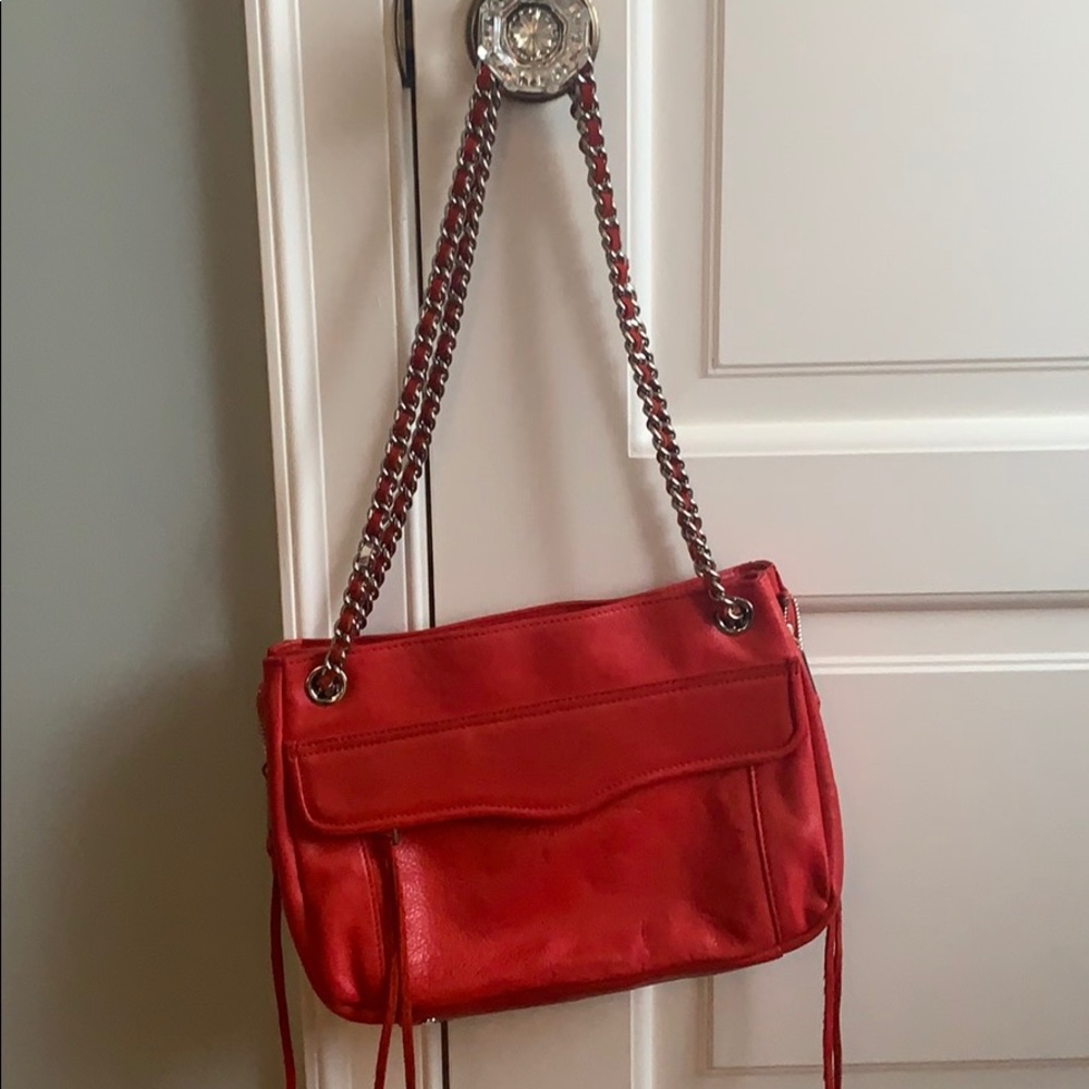 Rebecca Minkoff Leather Chain Link Shoulder Bag